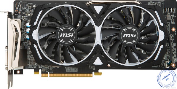 видеокарт MSI Radeon RX 480 Armor OC
